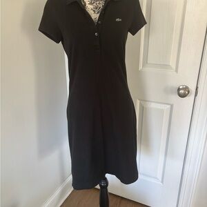 Lacoste Women's Classic Black Mini Dress